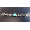 Image 4 : Turquoise Gemstone Silver Plated Handmade Bracelet