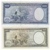 Image 2 : Portuguese Guinea, 50 Escudos and 100 Escudos, 1971, UNC, p44, p45, (Total 2 banknotes)br/serial num
