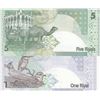 Image 2 : Qatar, 1 Riyal and 5 Riyals, 2003, UNC, p21, p22, (Total 2 banknotes)br/