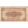 Image 2 : Rwanda-Burundi, 5 Francs, 1964, VF, p1br/serial number: J 298861