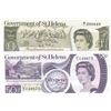 Image 1 : Saint Helena, 50 Pence and 1 Pound, 1979/1981, UNC, p5, p9, (Total 2 banknotes)br/Queen Elizabeth II