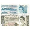 Image 1 : Saint Helena, 1 Pound and 5 Pounds, 1981/1998, UNC, p9, p11, (Total 2 banknotes)br/Queen Elizabeth I