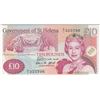 Image 1 : Saint Helena, 10 Pounds, 2004, UNC, p12abr/Queen Elizabeth II portrait, serial number: P/1 325796