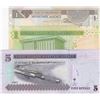 Image 2 : Saudi Arabia, 1 Riyal (2) and 5 Riyals, 1984/2007, UNC, p21d, p31, p32, (Total 3 banknotes)br/