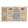 Image 1 : Scotland, 20 Pounds, 1963, VF, p94br/serial number: 10/F 2877