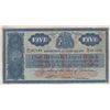 Image 1 : Scotland, 5 Pounds, 1954, VF, p161br/The British Linen Bank, serial number: M10 06/143