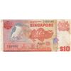Image 1 : Singapore, 10 Dollars, 1976, VF, p11abr/serial number: B/86 660580