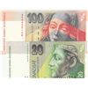 Image 1 : Slovakia, 20 Korun and 100 Korun, 2004/2006, UNC, p20, p44, (Total 2 banknotes)br/serial numbers: S 