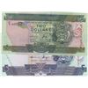 Image 1 : Solomon Islands, 2 Dollars and 5 Dollars, 2004/2006, UNC, p25, p26, (Total 2 banknotes)br/serial num