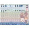 Image 2 : Sri Lanka, 50 Rupees, 2016, UNC, p124d, (Total 10 consecutive banknotes)br/serial numbers: V/209 237
