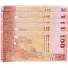 Image 2 : Sri Lanka, 100 Rupees, 2016, UNC, p125, (Total 5 banknotes)br/serial numbers: U/471 872887, U/471 87