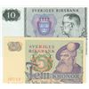 Image 1 : Sweden, 5 Kronor and 10 Kronor, 1971/1977, UNC, p51c, p52c, (Total 2 banknotes)br/serial numbers: E 