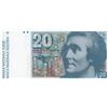 Image 1 : Switzerland, 20 Francs, 1990, AUNC, p55ibr/serial number: 90L 0292722
