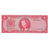 Image 1 : Trinidad and Tobago, 1 Dollar, 1964, UNC, p26bbr/Queen Elizabeth II portrait, serial number: B/1 188