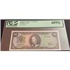 Image 1 : Trinidad and Tobago, 10 Dollars, XF, p28cbr/PCGS 40 PPQ, Queen Elizabeth II portrait, serial number: