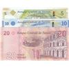 Image 2 : Tunisia, 5 Dinar, 10 Dinar and 20 Dinar, 2015/2017, UNC, (Total 3 banknotes)br/