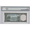 Image 2 : Turkey, 100 Lira, 1964, AUNC, 5/5. Emission, p177br/PMG 58, Atatürk portrait, serial number: B51 022