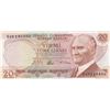 Image 1 : Turkey, 20 Lira, 1966, XF, 6/1. Emission, p181bbr/serial number: B48 148480