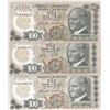 Image 1 : Turkey, 100 Lira, 1972/1979, AUNC, p189, (Total 3 banknotes)br/Atatürk portrait, serial numbers: B54