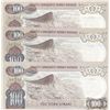 Image 2 : Turkey, 100 Lira, 1979, UNC, 6/2. Emission, p189, (Total 3 banknotes)br/Prefix numbers: J02, J27, I1