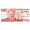 Image 1 : Turkey, 10.000.000 Lira, 1999, UNC, 7/1. Emission, p214, "H01" first prefixbr/serial number: H01 799