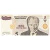 Image 1 : Turkey, 5 New Turkish Lira, 2005, UNC, p217, "G01"br/Atatürk portrait, serial number: G01 095555