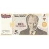 Image 2 : Turkey, 5 New Turkish Lira, 2005, UNC, 8/1. Emission, p217, "B90"br/Atatürk portrait, serial number: