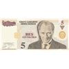 Image 2 : Turkey, 5 New Turkish Lira, 2005, UNC, 8. Emission, p217, RADARbr/Atatürk portrait, serial number: B