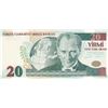 Image 2 : Turkey, 20 New Turkish Lira, 2005, UNC, 8/1. Emission, p219, "B90"br/Atatürk portrait, serial number
