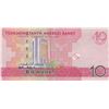 Image 2 : Turkmenistan, 10 Manat, 2012, UNC, p31r, REPLACEMENTbr/serial number: ZZ 0427829