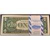 Image 2 : United States of America, 1 Dollar, 2013, UNC, p537, BUNDLEbr/star note, 100 consecutive banknotes, 