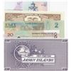 Image 2 : Mix Lot, Total 5 pcs of UNC banknote from different countriesbr/Fiji, 2 Dollars 2000; Ecuador, 20 Su