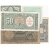 Image 2 : Mix Lot, 5 banknotes of different conditionbr/French Indo-China, 5 Cents, 1942, Unc; Italy, 2 Lire, 