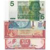Image 1 : Mix Lot, 4 banknotes from different countries in condition of XF and UNCbr/Netherlands, 5 Gulden, 19