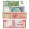 Image 2 : Mix Lot, 4 banknotes from different countries in condition of XF and UNCbr/Netherlands, 5 Gulden, 19