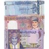 Image 1 : Mix Lot, Lot of 3 UNC banknotes from Oman and Libyabr/Libya, 10 Dinars, 2015, Unc, p82; Oman, 1 Rial