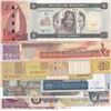 Image 1 : Mix Lot, 11 banknotes in different conditionbr/Suriname, 100 Gulden, 1986, Unc; Zambia, 100 Kwachas,