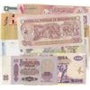 Image 2 : Mix Lot, 11 banknotes in different conditionbr/Suriname, 100 Gulden, 1986, Unc; Zambia, 100 Kwachas,