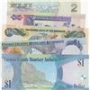 Image 2 : Mix Lot, Total 5 pcs Unc, "QUEEN ELIZABETH II banknotes" lotbr/Cayman Islands, 1 Dollar, Unc, 2006, 