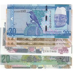 Mix Lot, 6 banknotes in whole UNC conditionbr/Zambia, 2 Kwacha (2), Zambia, 10 Kwacha, Zambia, 20 Kw