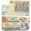 Image 1 : Mix Lot, 4 banknotes in whole UNC conditionbr/Canada, 1 Dollar, Sweden, 5 Kronor, Argentina, 10 Peso