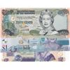Image 1 : Mix Lot, Total 3 pieces, in UNC condition, "Queen Elizabeth II" banknotebr/Bahamas, 1/2 Dollar, 2001