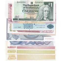 Mix Lot, 10 different banknotes, all in UNC conditionbr/Slovenia, 1 Tolar, 1990; Slovenia, 2 Tolarje