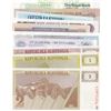 Image 2 : Mix Lot, 10 different banknotes, all in UNC conditionbr/Slovenia, 1 Tolar, 1990; Slovenia, 2 Tolarje