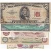 Image 1 : Mix Lot, Total 5 banknotes of different countries in different conditionbr/United States of America,