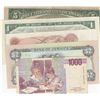 Image 2 : Mix Lot, Total 5 banknotes of different countries in different conditionbr/United States of America,