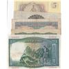 Image 2 : Mix Lot, 5 different banknotes.br/NEDERLANDSCH INDIE, 1 Gulden, 1943, FINE; French indi China, 1 Don