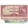 Image 1 : Mix Lot, 5 banknotes in whole UNC conditionbr/Japanese 10 Cents, Japanese 10 Rupees, Vietnam 20000 D
