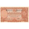 Image 1 : Australia, 10 Shillings, 1949, XF, p25cbr/King George VI portrait, serial number: A/69 197175