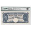 Image 1 : Australia, 5 Pounds, 1952, VF, p27dbr/PMG 30, serial number: S/47 556861